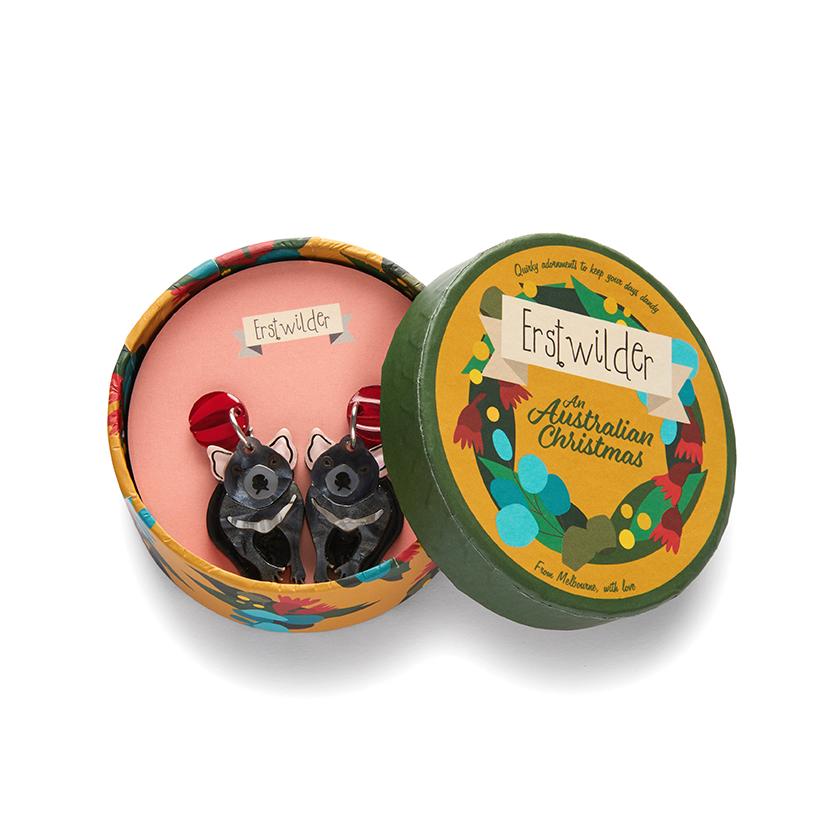 A Devilish Christmas Earrings - Rockamilly-Jewellery-Vintage