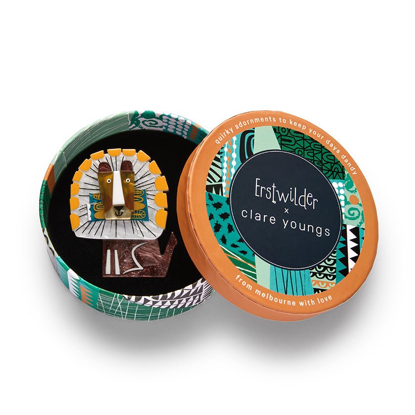 A Lion Named Roar Brooch - Rockamilly-Jewellery-Vintage