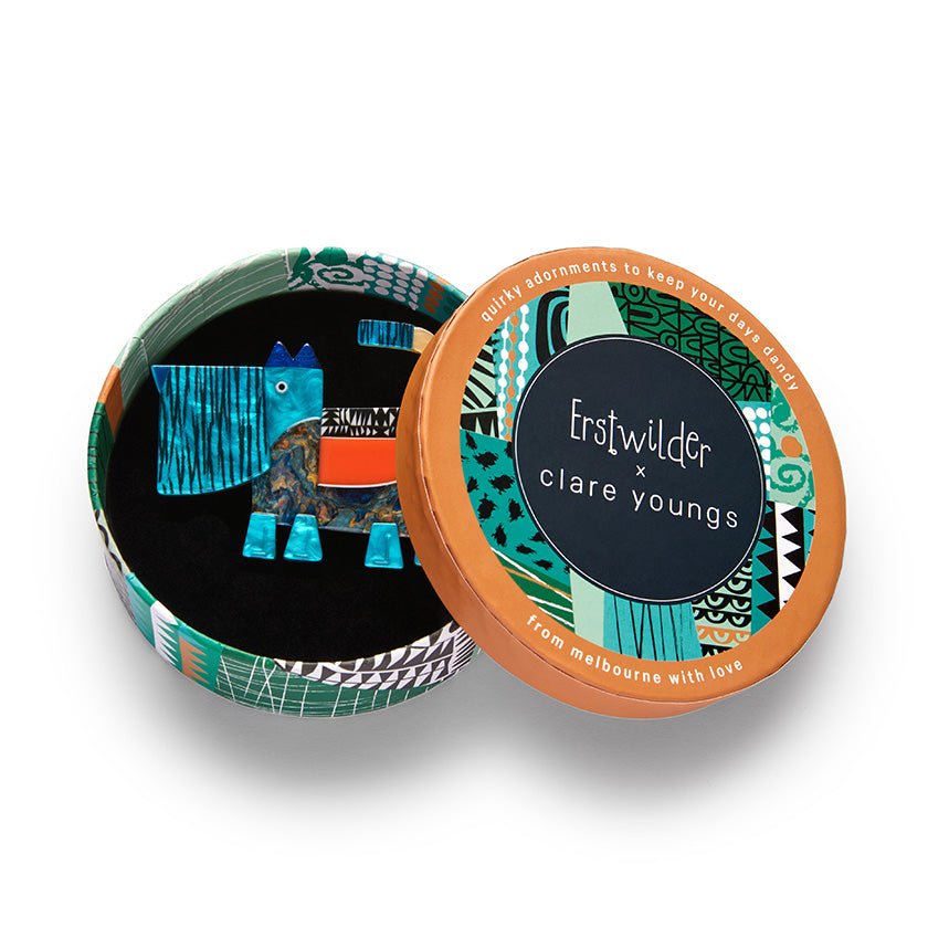 A Scottie Named Woof Brooch - Rockamilly-Jewellery-Vintage