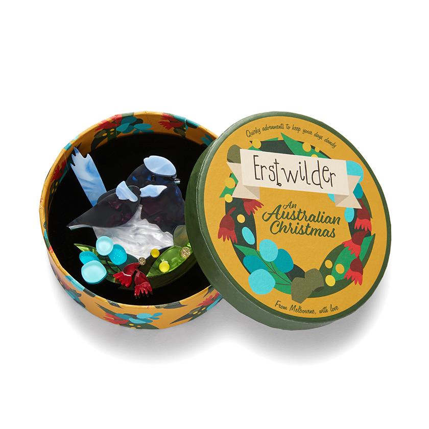 A Splendid Christmas Brooch - Rockamilly-Jewellery-Vintage