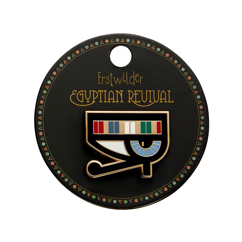 All Seeing Eye of Horus Enamel Pin - Rockamilly-Jewellery-Vintage