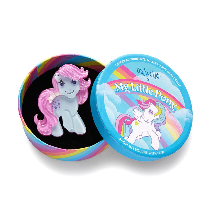 Blue Belle Brooch - Rockamilly-Jewellery-Vintage