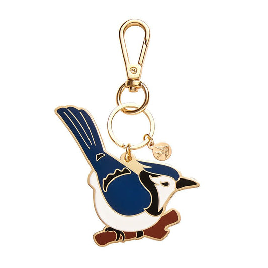 Blue Jay Way Key Ring - Rockamilly-Jewellery-Vintage