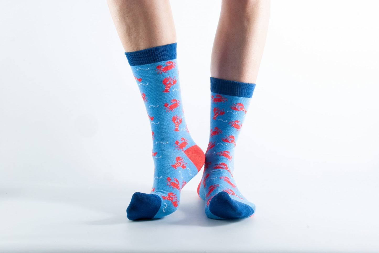 Blue Lobster Socks - Rockamilly-Accessories-Vintage