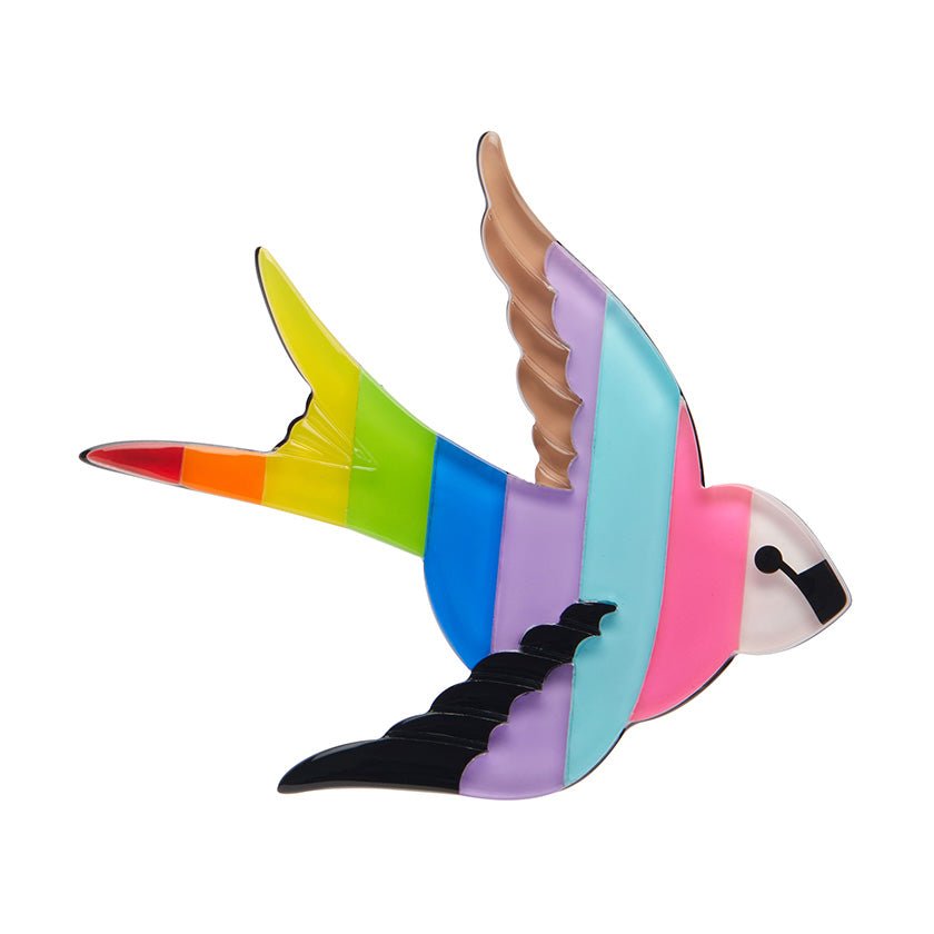 Bluebird of Happiness For All Brooch - Rockamilly-Jewellery-Vintage