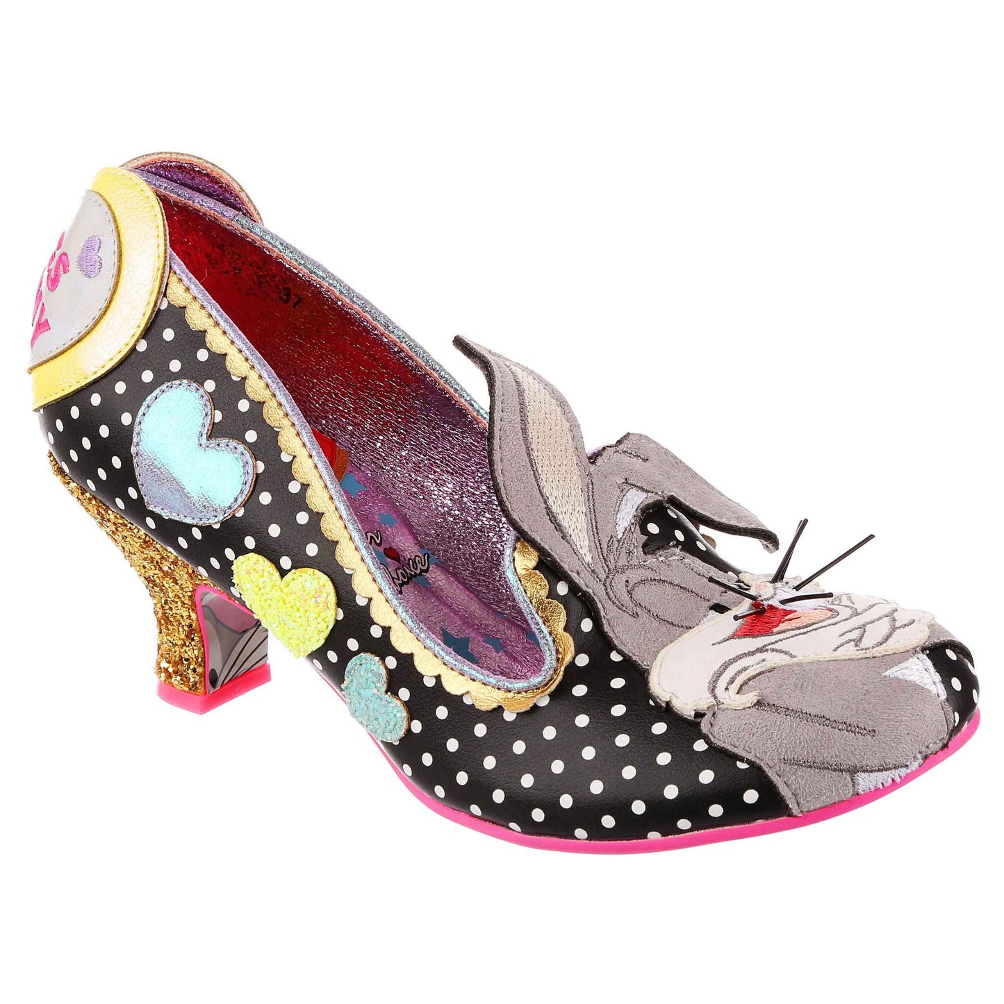 Bunny Love (Black, Multi B) - Rockamilly-Shoes-Vintage