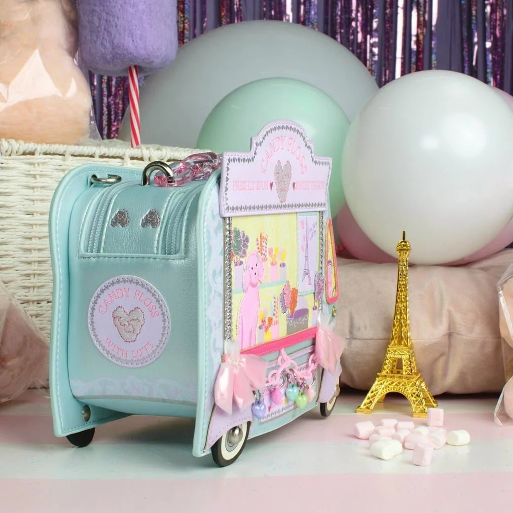 Candy Floss Cart Grab Bag - Rockamilly-Bags & Purses-Vintage