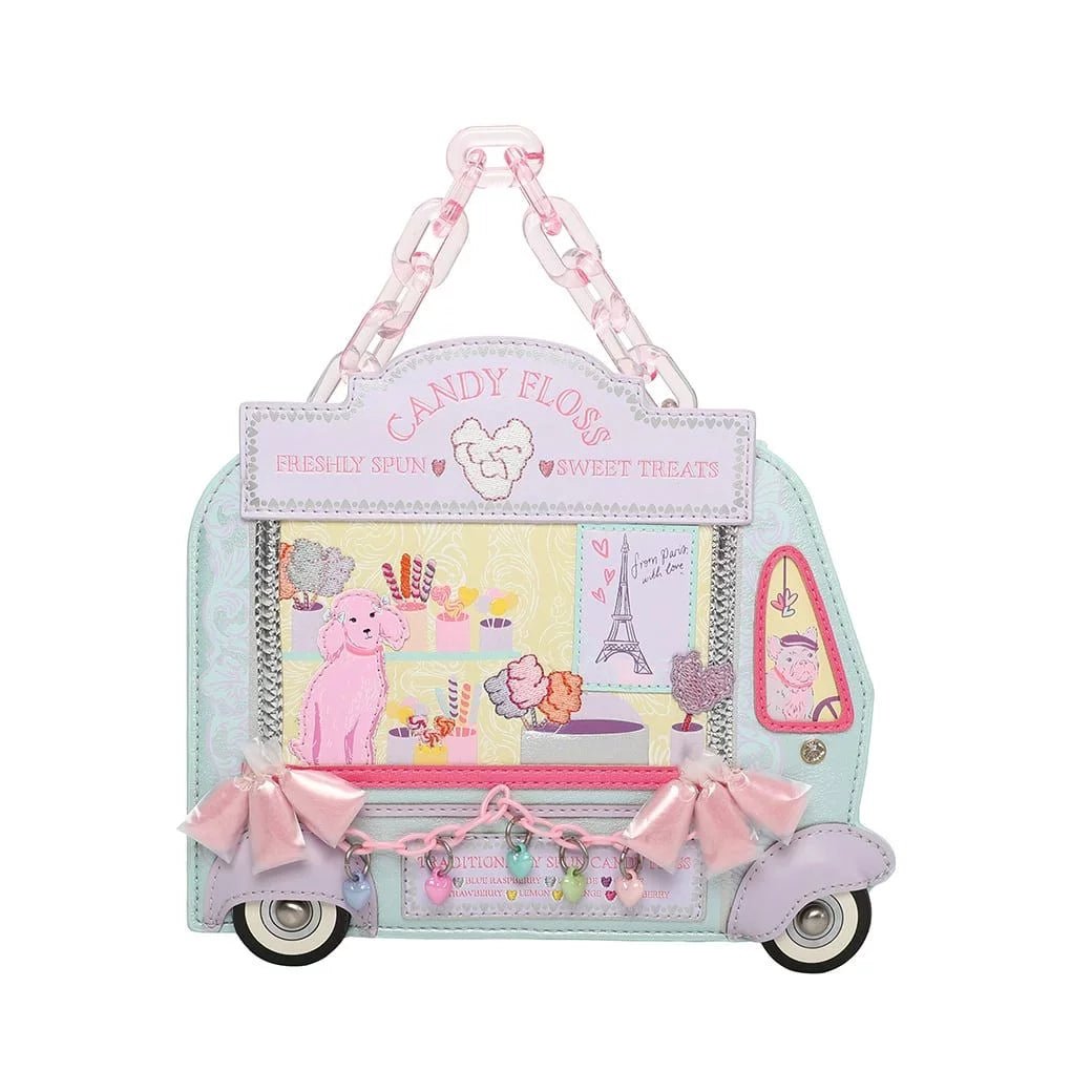 Candy Floss Cart Grab Bag - Rockamilly-Bags & Purses-Vintage