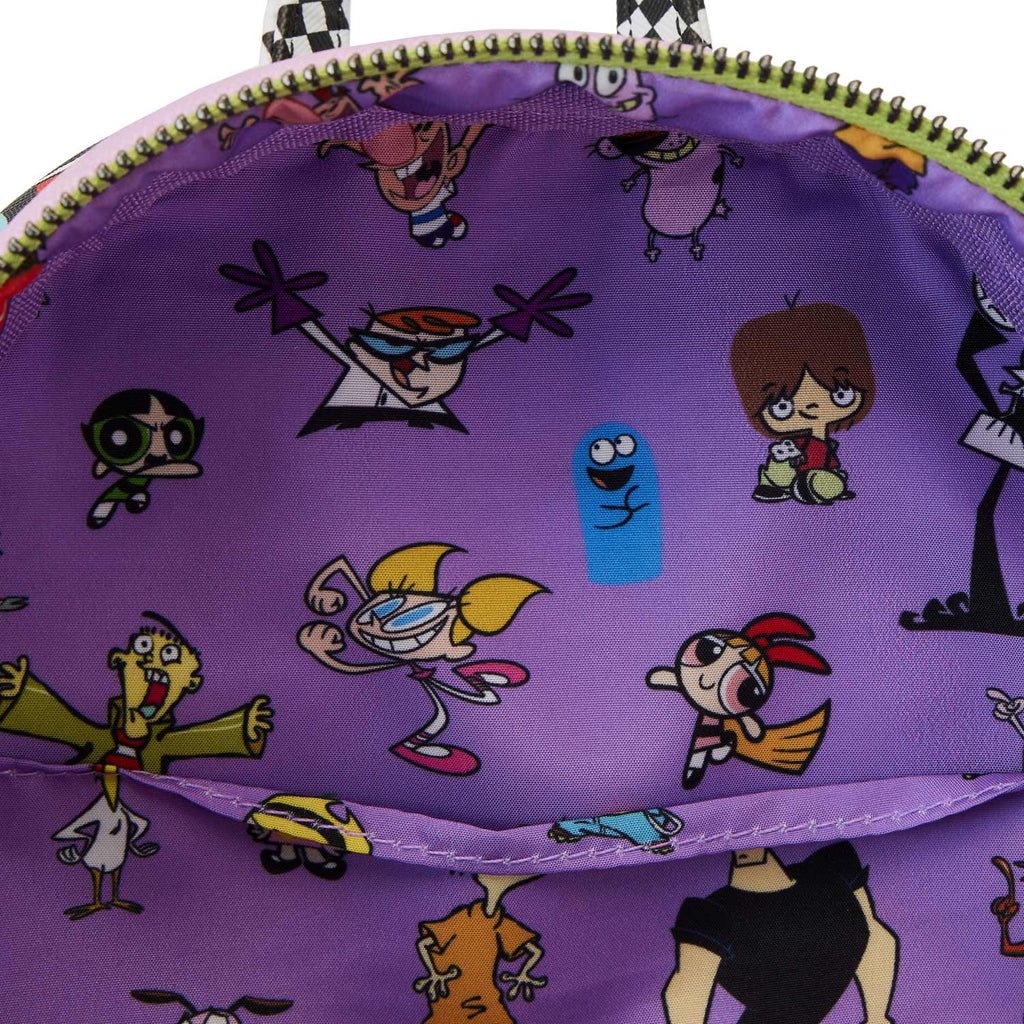 Cartoon Network Retro Collage Mini Backpack - Rockamilly-Bags & Purses-Vintage