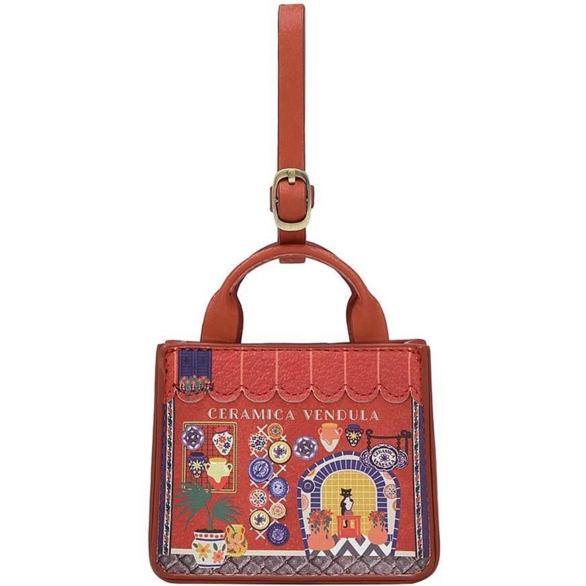 Ceramica Vendula Mini shop Front Bag Charm - Rockamilly-Bags & Purses-Vintage