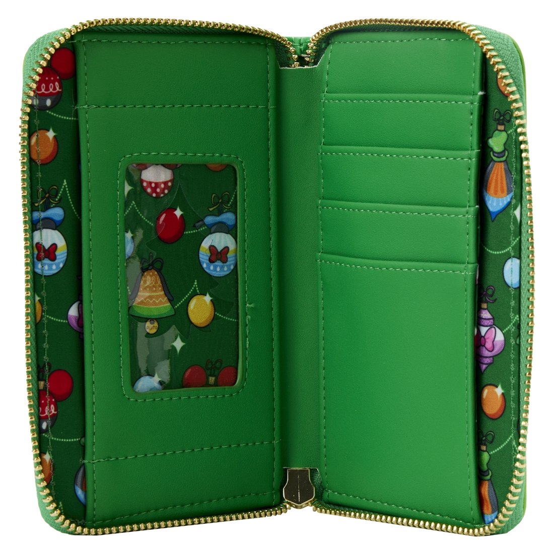 Chip & Dale Ornaments Zip Around Wallet - Rockamilly-Bags & Purses-Vintage