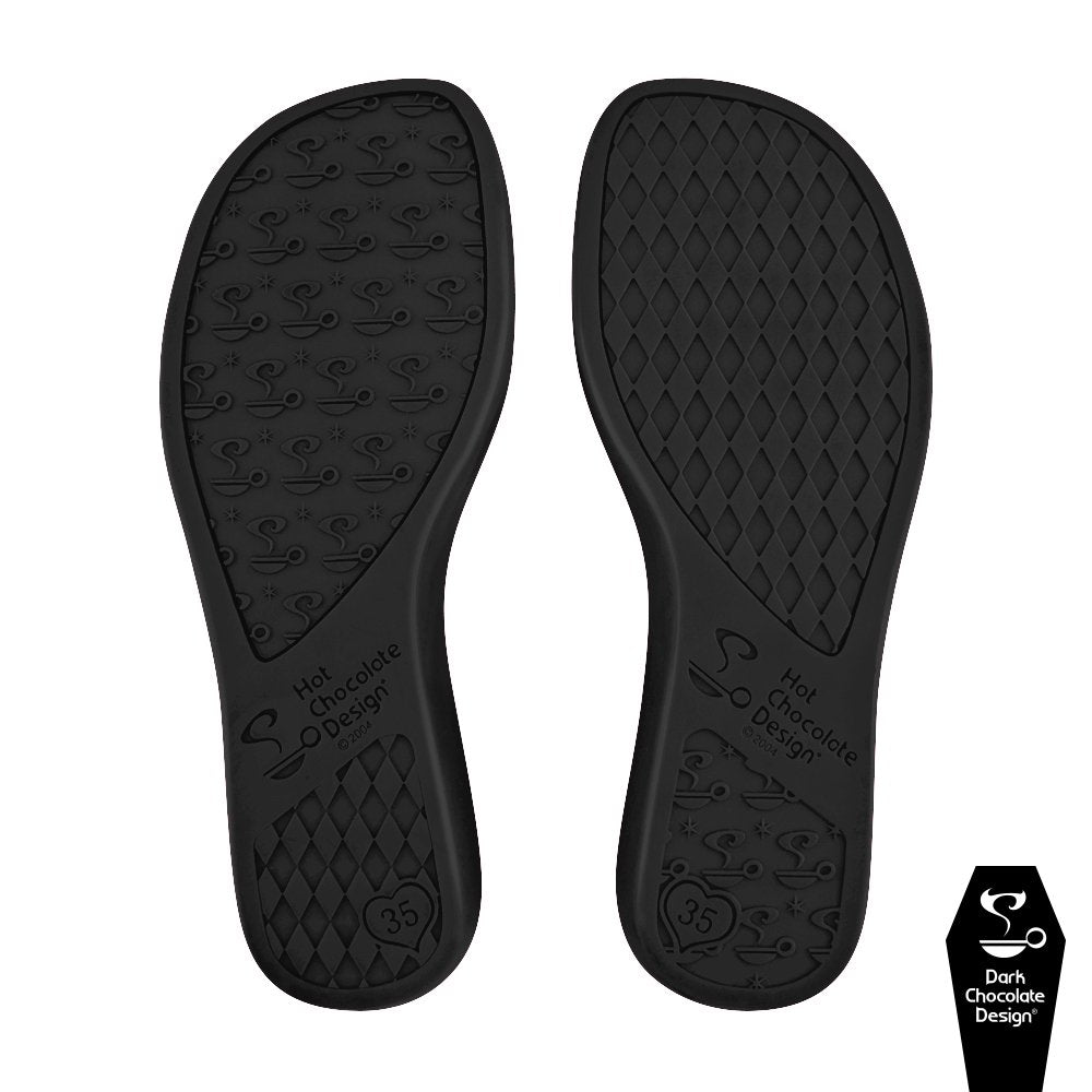 Chocolaticas® Carmilla Mary Jane Flats - Rockamilly-Shoes-Vintage