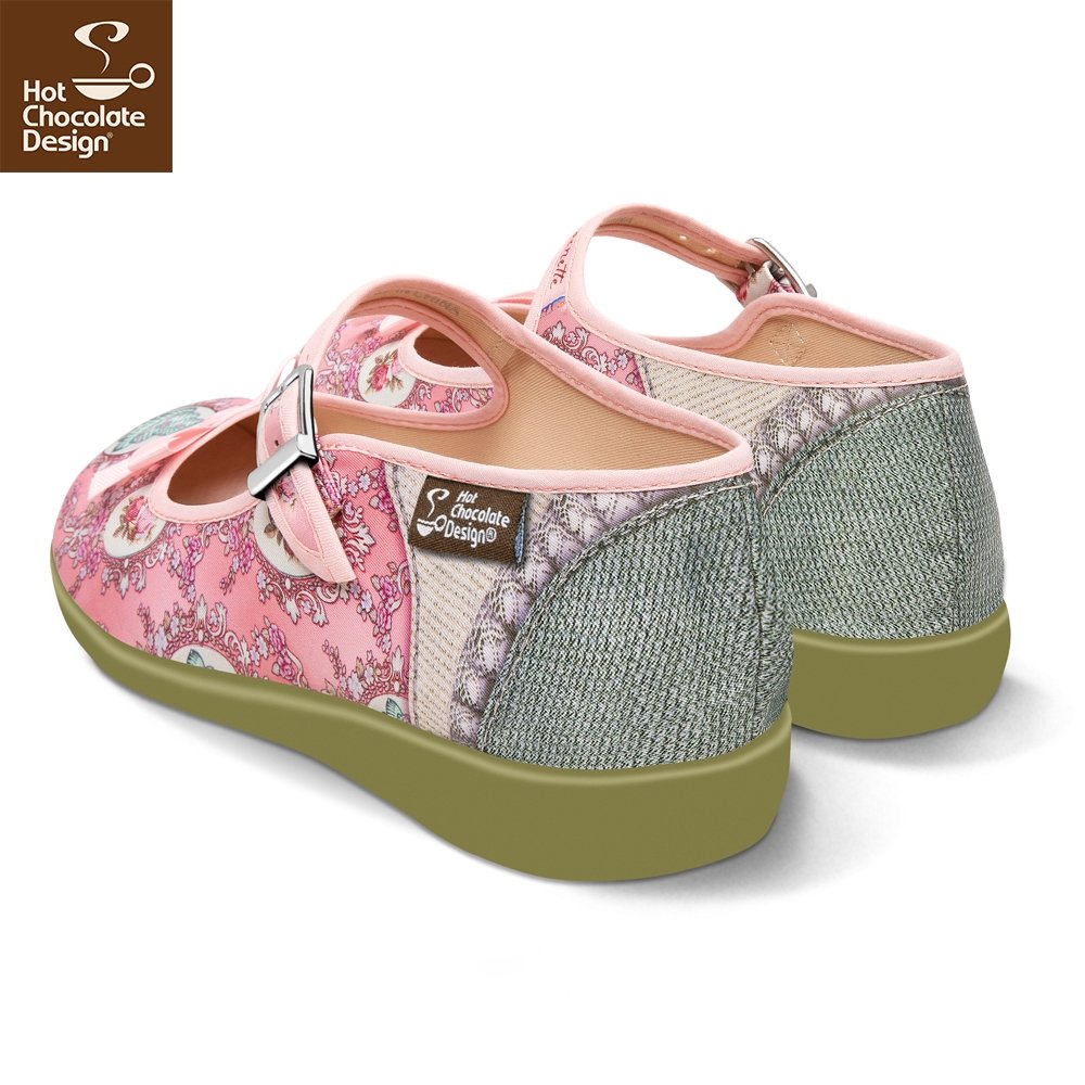 Chocolaticas® Marie Antoinette Mary Jane Flats - Rockamilly-Shoes-Vintage