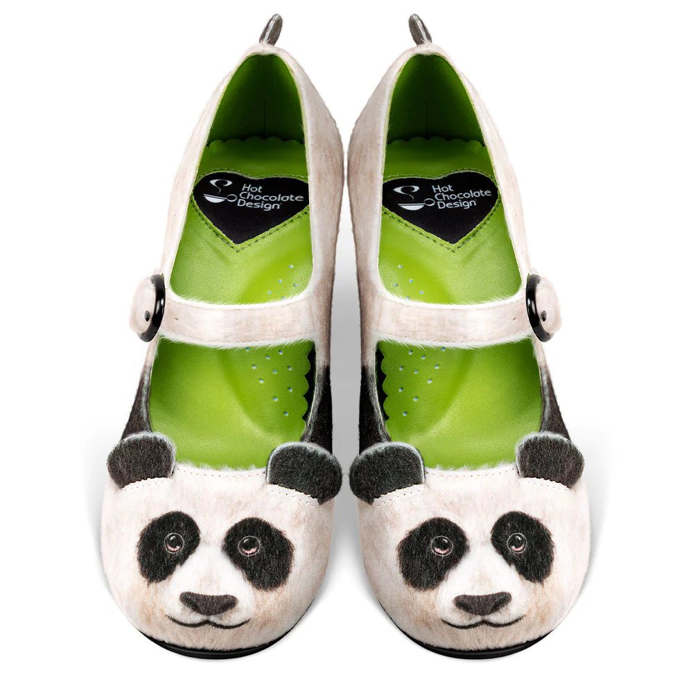 Chocolaticas® Panda Mid Heels - Rockamilly-Shoes-Vintage