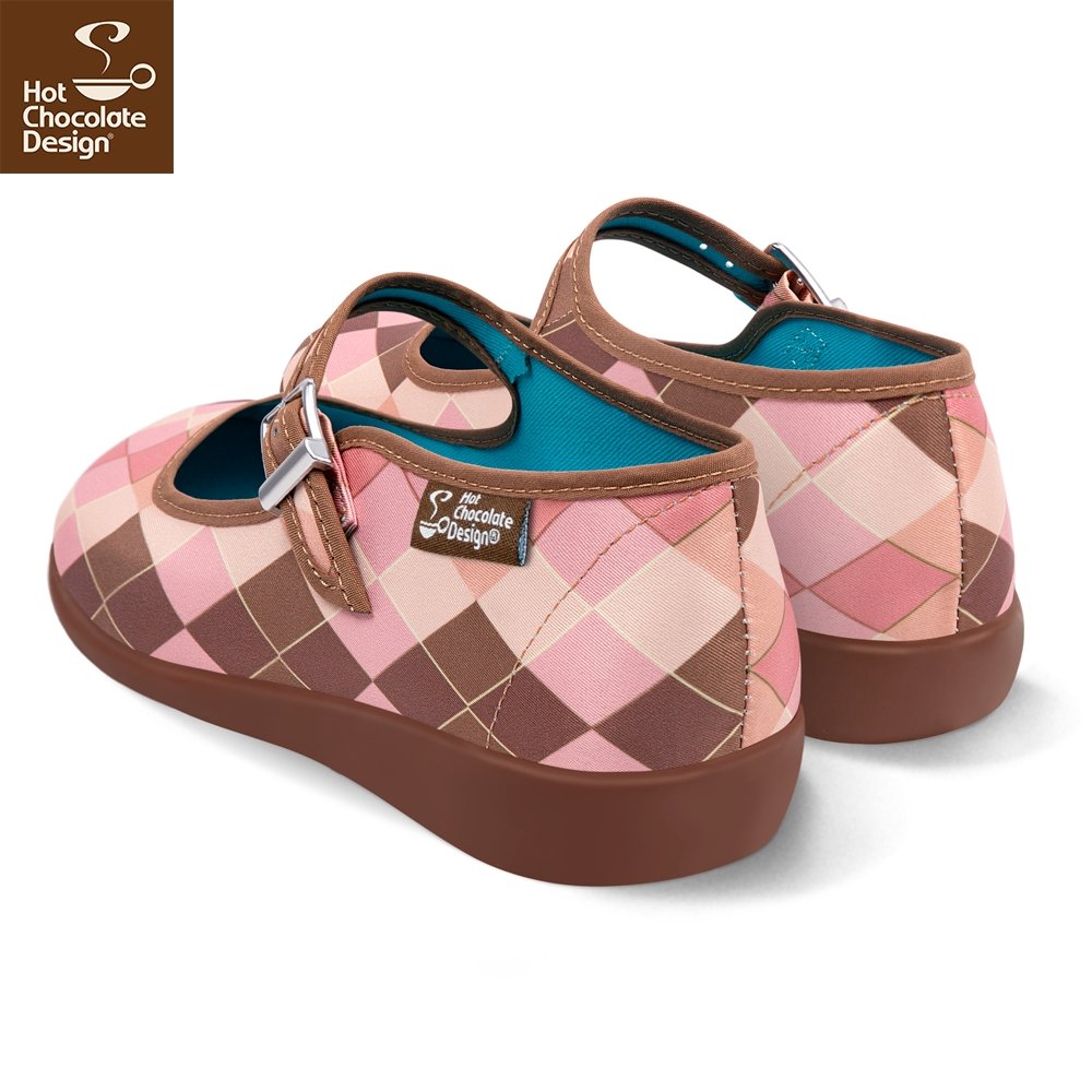 Chocolaticas® Rombo Rabbit Mary Jane Flats - Rockamilly-Shoes-Vintage