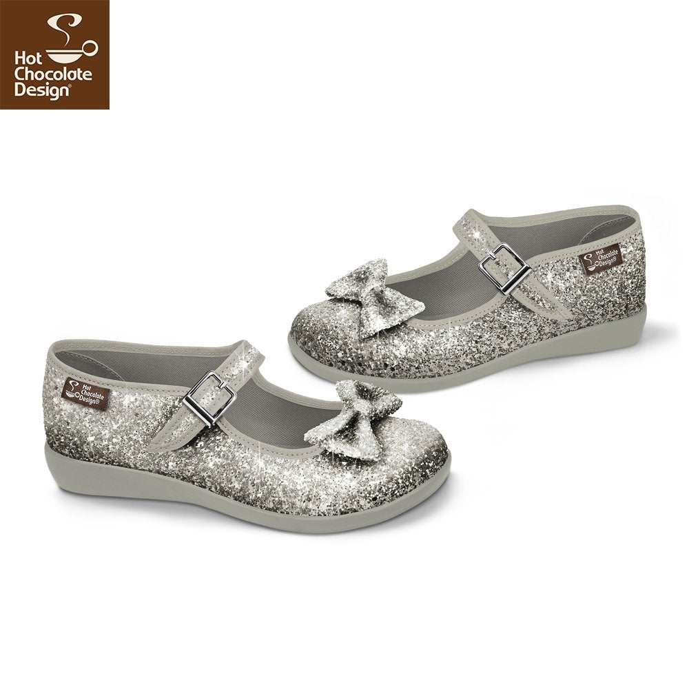 Chocolaticas® Stardust Mary Jane Flats - Rockamilly-Shoes-Vintage