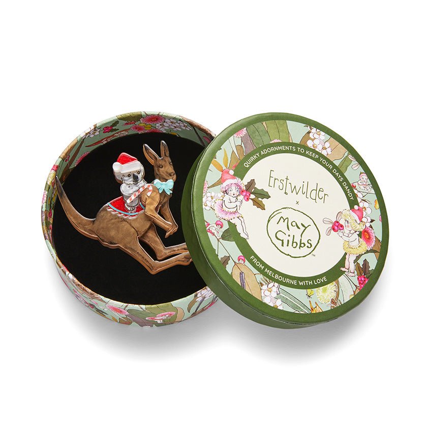 Christmas Bounce Brooch - Rockamilly-Jewellery-Vintage