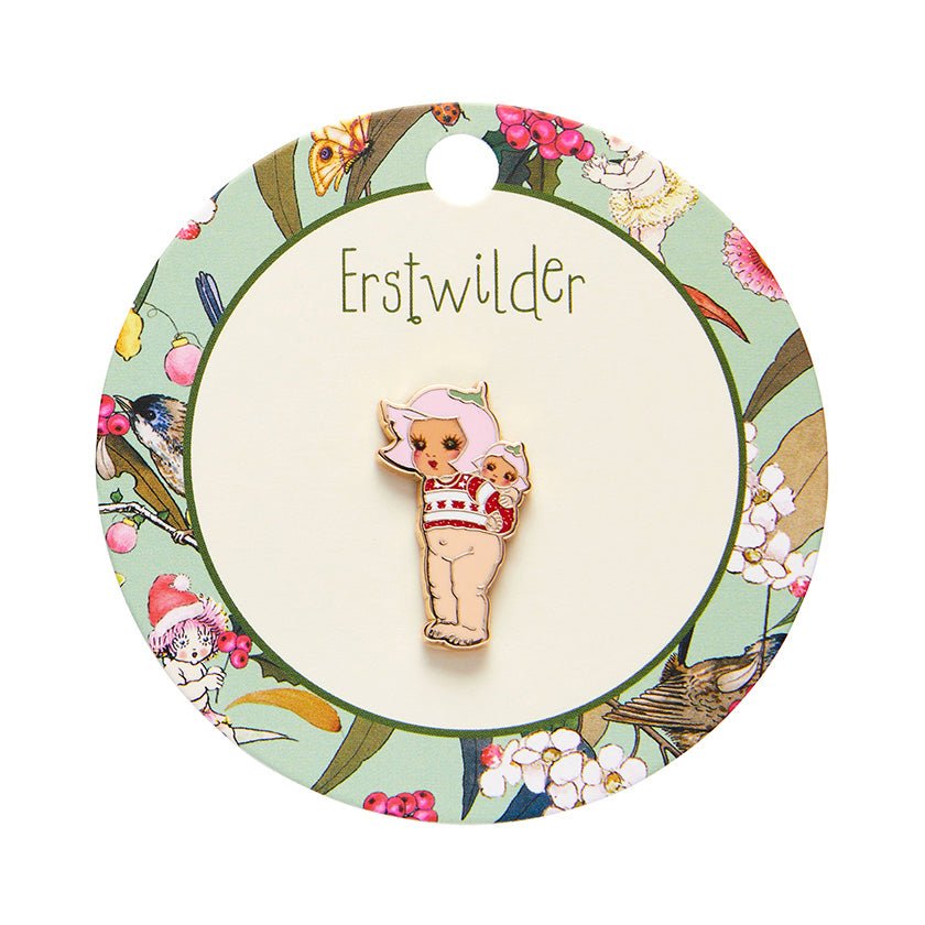 Christmas Sweater Petal Enamel Pin - Rockamilly-Jewellery-Vintage