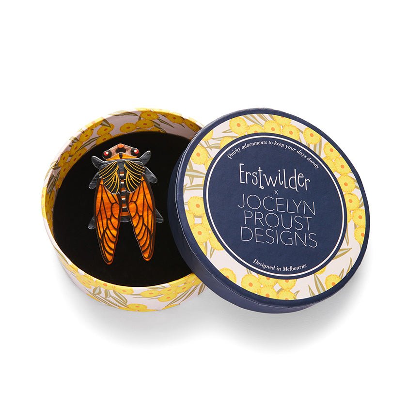 Cicadian Rhythms Brooch - Rockamilly-Jewellery-Vintage