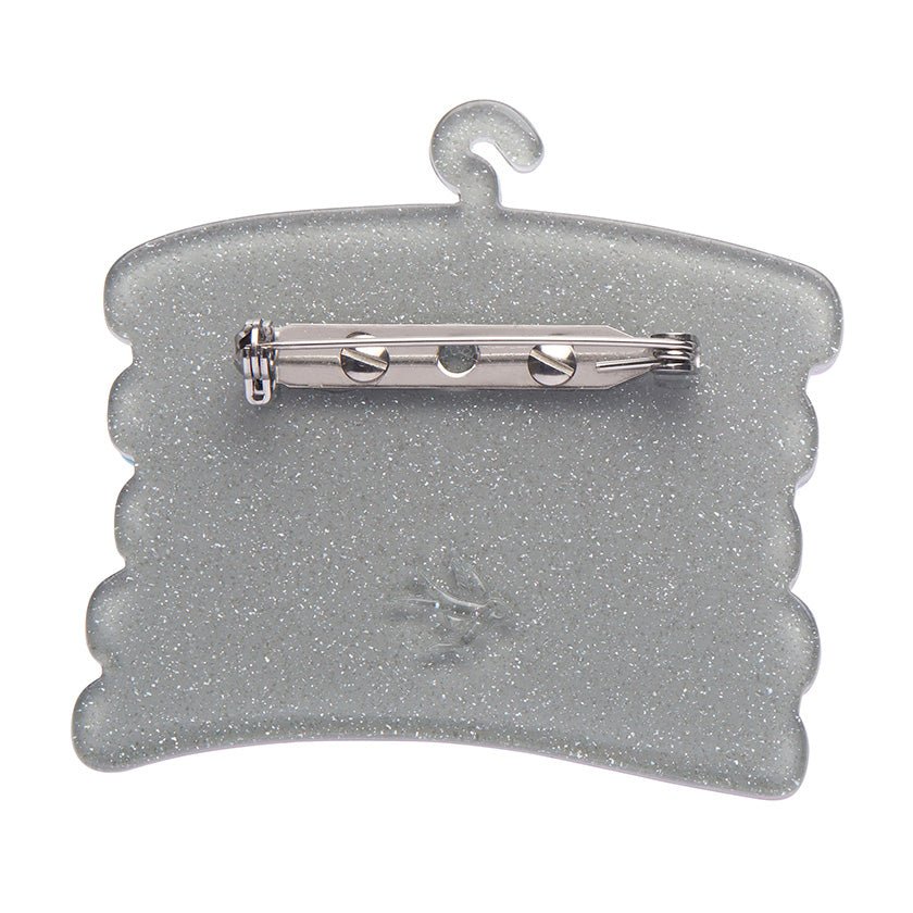 Clothes Hanger Set Brooch - Rockamilly-Jewellery-Vintage