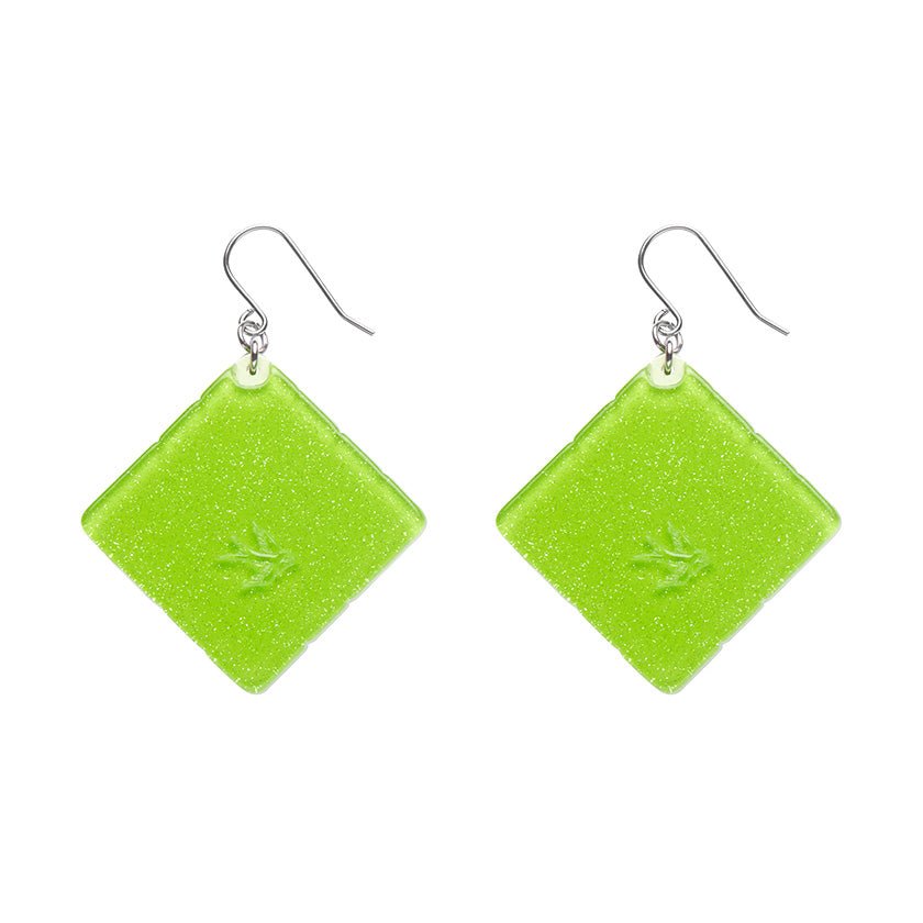 Cosy Comfort Earrings - Green - Rockamilly-Jewellery-Vintage
