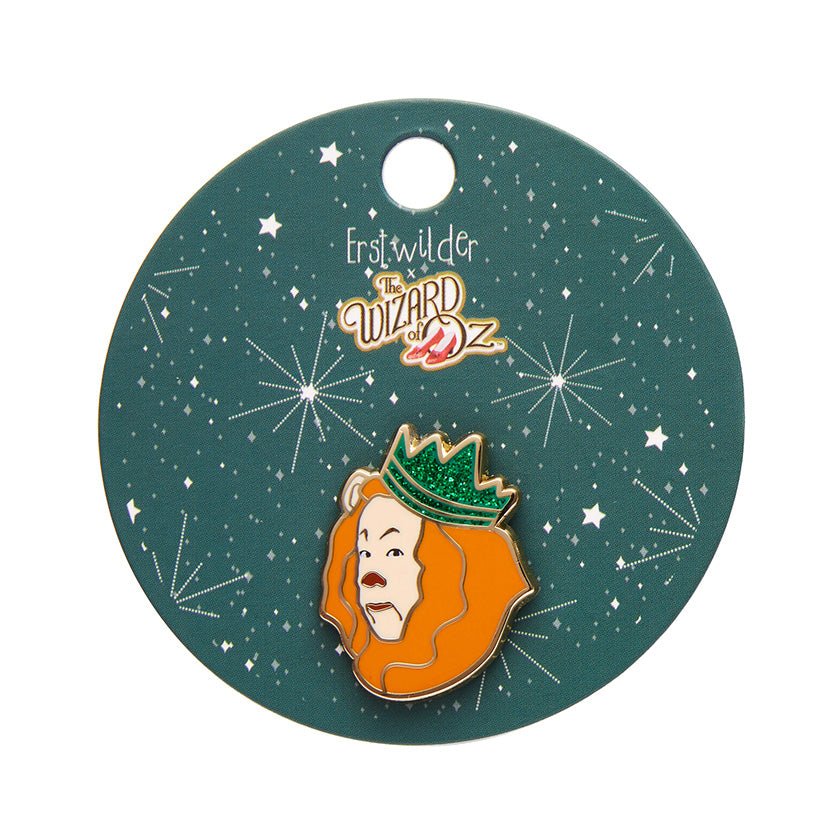 Cowardly Lion Enamel Pin - Rockamilly-Jewellery-Vintage