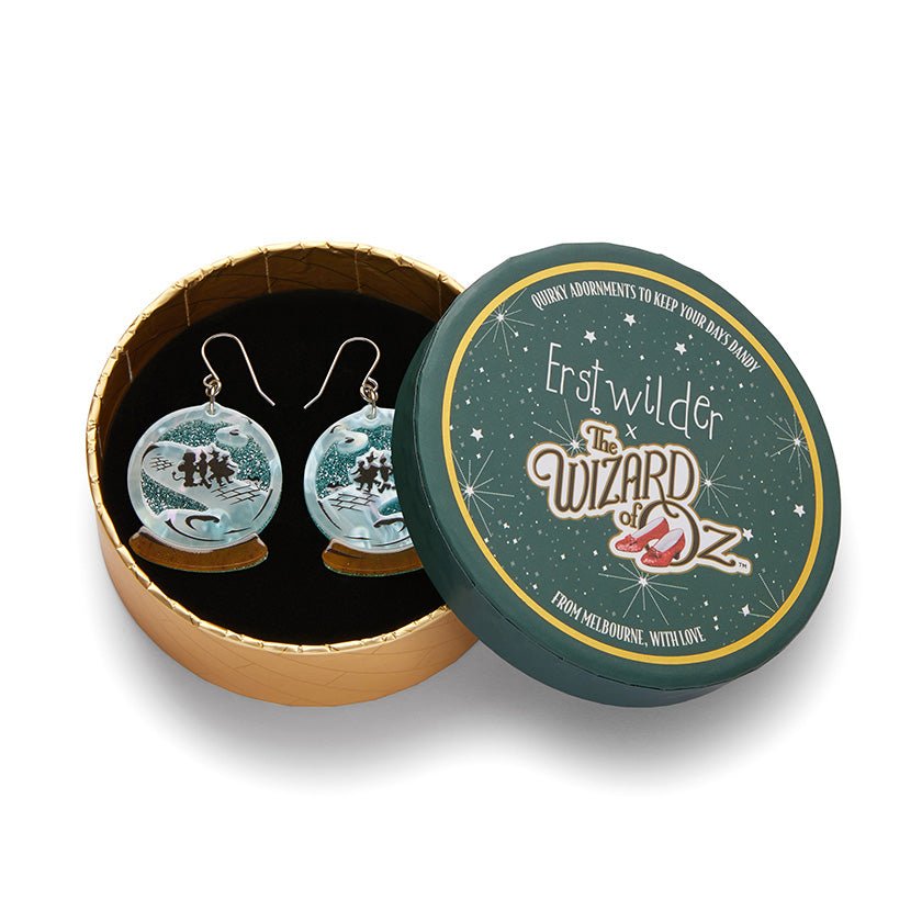 Crystal Ball Earrings - Rockamilly-Jewellery-Vintage