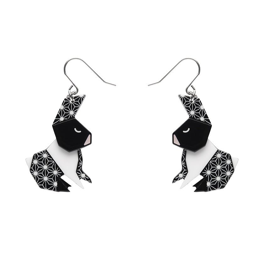 Cuddle Bunny Drop Earrings - Rockamilly-Jewellery-Vintage