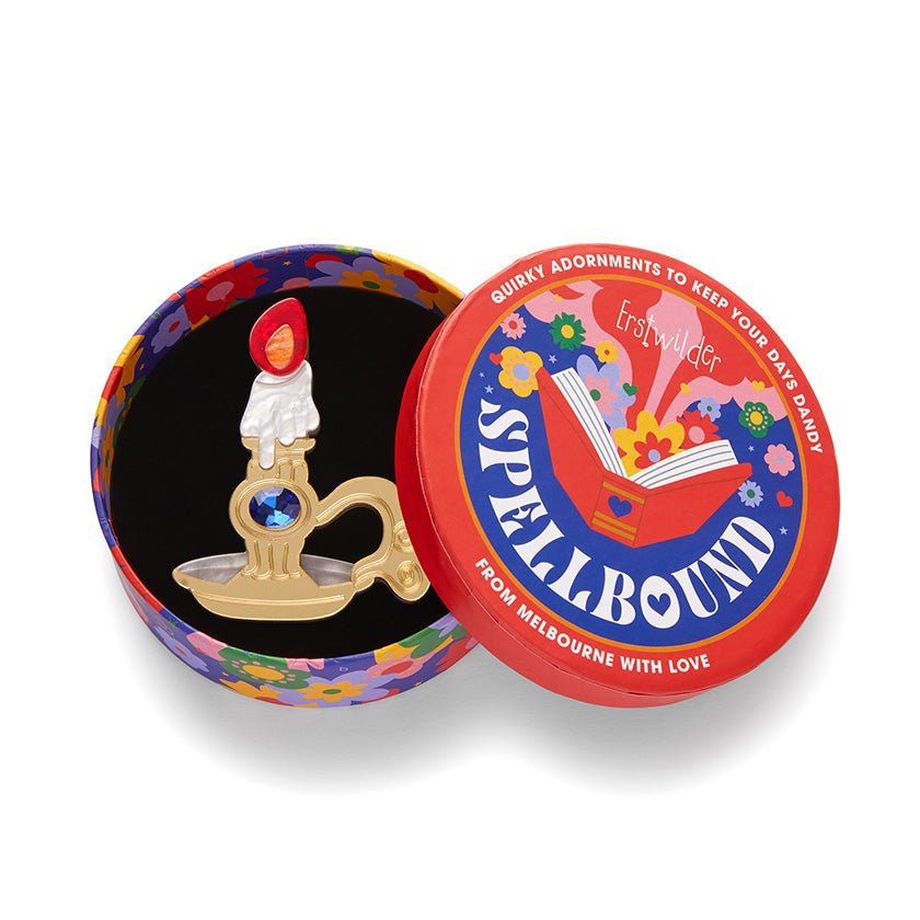 Curse the Darkness Brooch - Rockamilly-Jewellery-Vintage