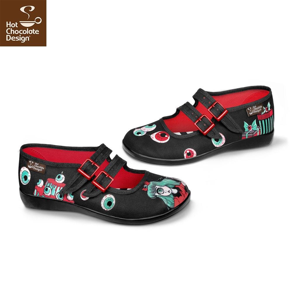 Cyclop Mary Janes Flats - Rockamilly-Shoes-Vintage