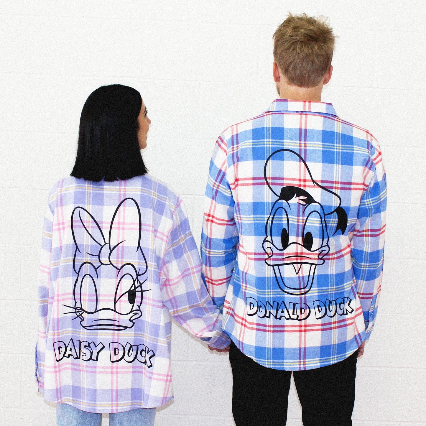 D100 Daisy Duck Flannel - Rockamilly-Tops-Vintage