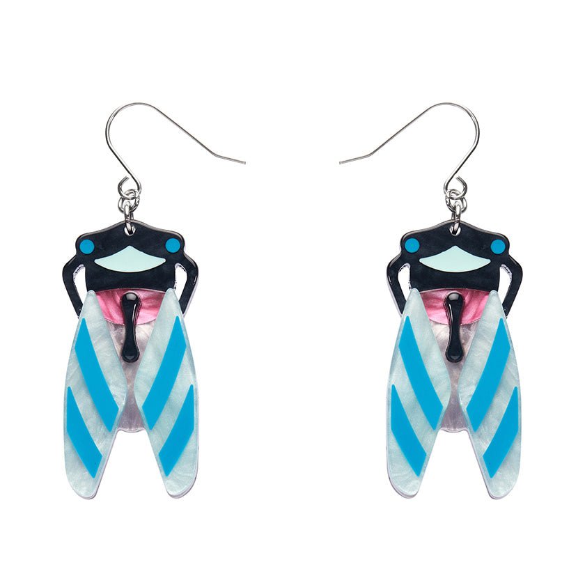 Deco Cicada Drop Earrings - Rockamilly-Jewellery-Vintage