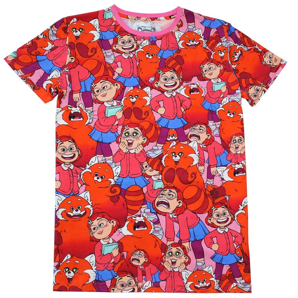 Disney and Pixar's Turning Red AOP Tee - Rockamilly-Tops-Vintage