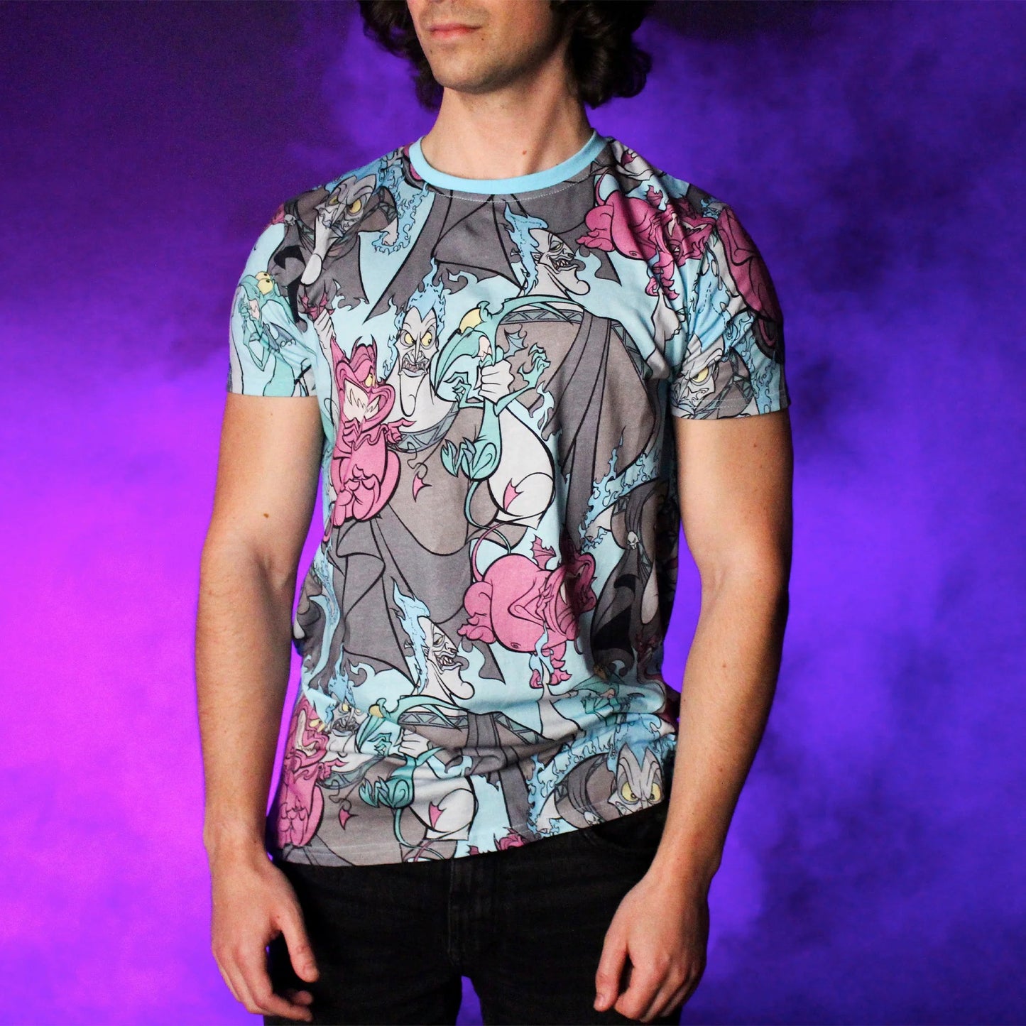 Disney Hades AOP Tee - Rockamilly-Tops-Vintage
