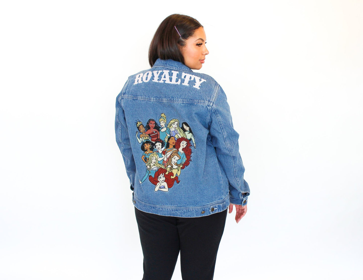 Disney Princess Anniversary Denim Jacket ~ PRE ORDER - Rockamilly-Jackets & Coats-Vintage