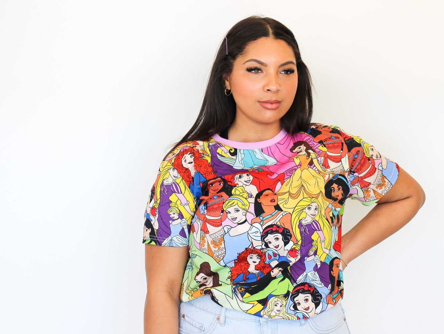 Disney Princess AOP Tee~ PRE ORDER - Rockamilly-Tops-Vintage