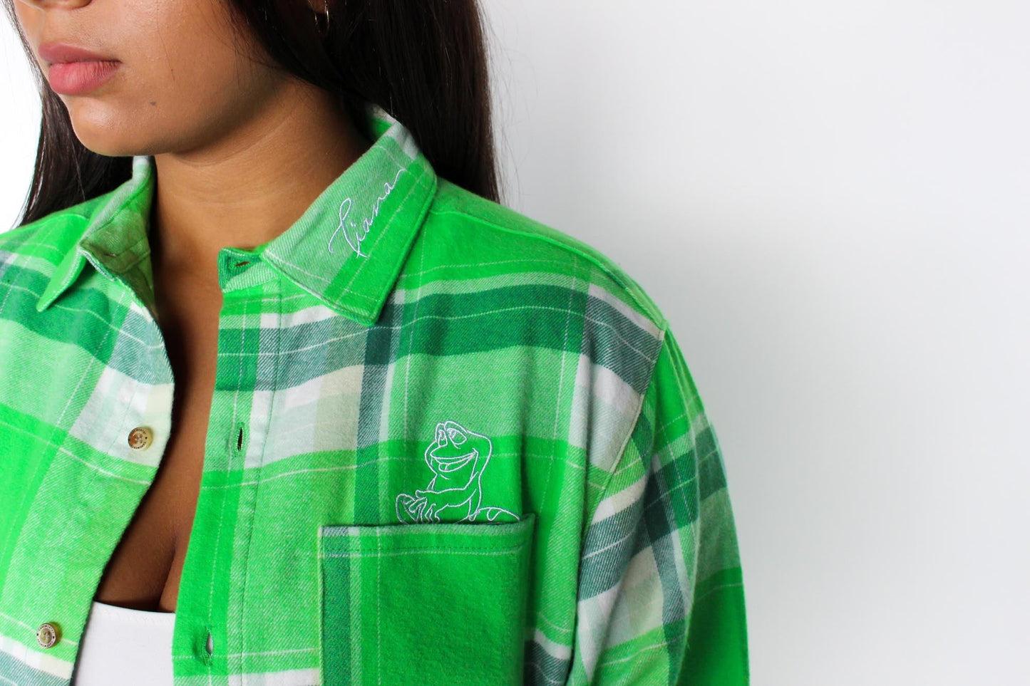 Disney Tiana Fairy Tale Flannel - Rockamilly-Tops-Vintage