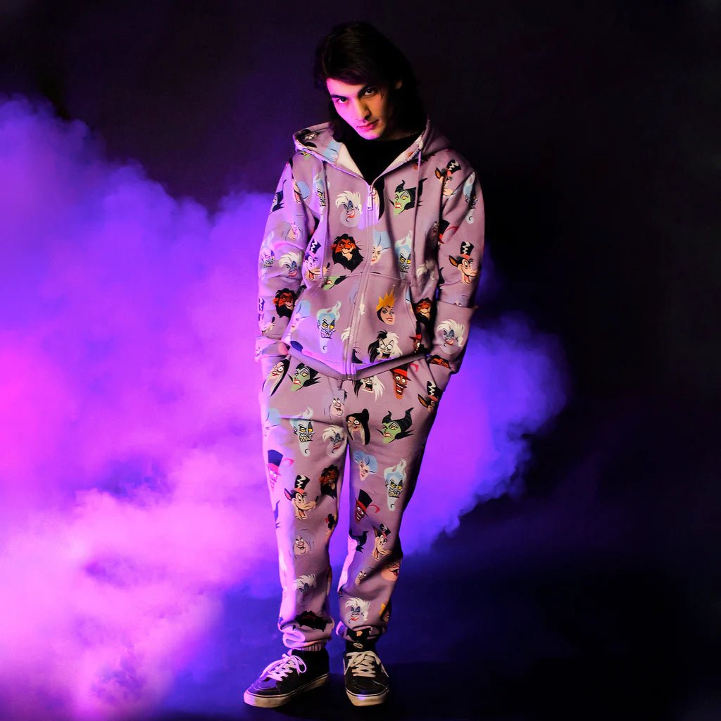 Disney Villain Print Joggers - Rockamilly-Trousers & Jeans-Vintage