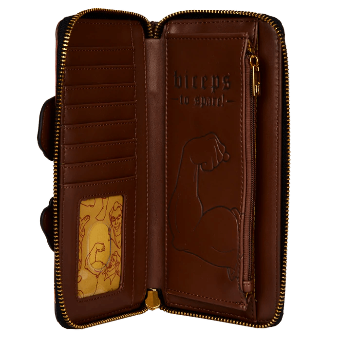 Disney Villains Scene - Gaston Zip Around Wallet - Rockamilly-Bags & Purses-Vintage