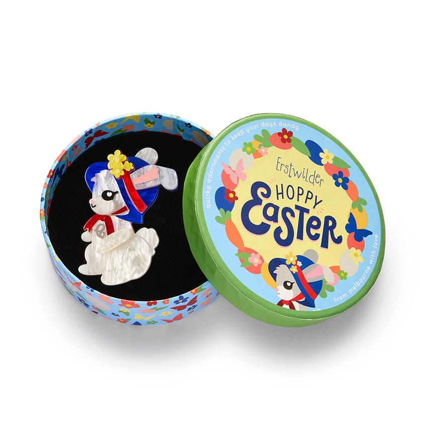 Easter Bunny Brooch - Rockamilly-Jewellery-Vintage