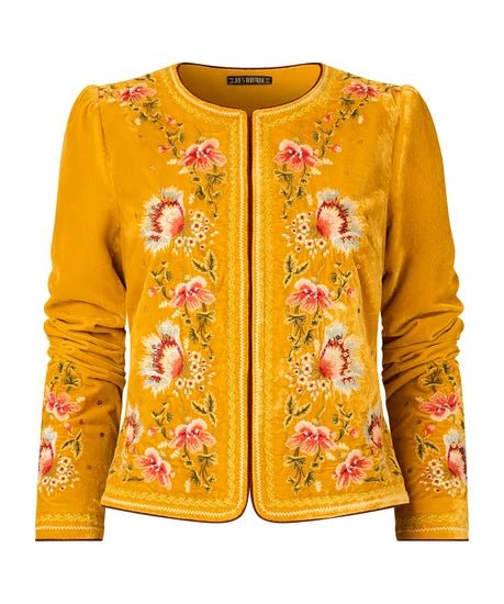 Embroidered coats and on sale jackets