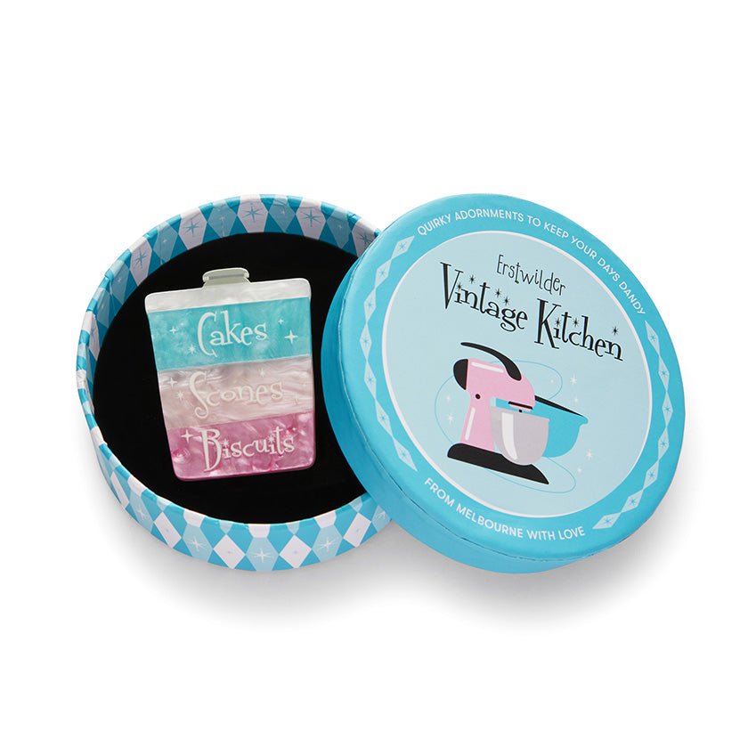 Everyone's Favourite Tin Brooch - Rockamilly-Jewellery-Vintage