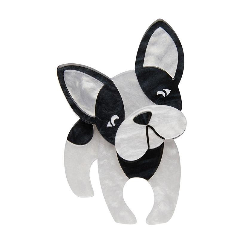 Fabian The French Bulldog Brooch - Rockamilly-Jewellery-Vintage