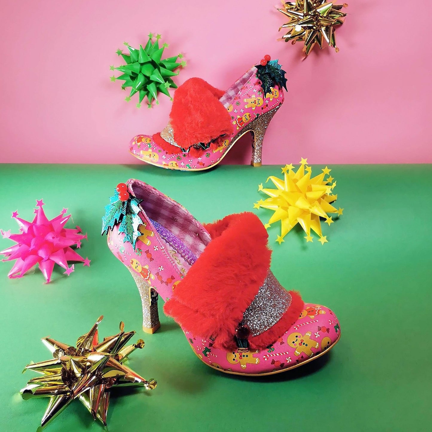 Festive Flack Pink - Rockamilly-Shoes-Vintage