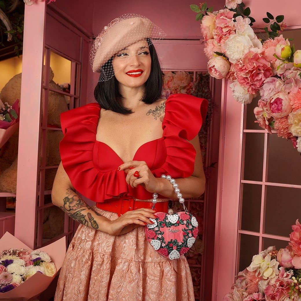 Flower Shop - Pink Edition - Rockamilly-Bags & Purses-Vintage