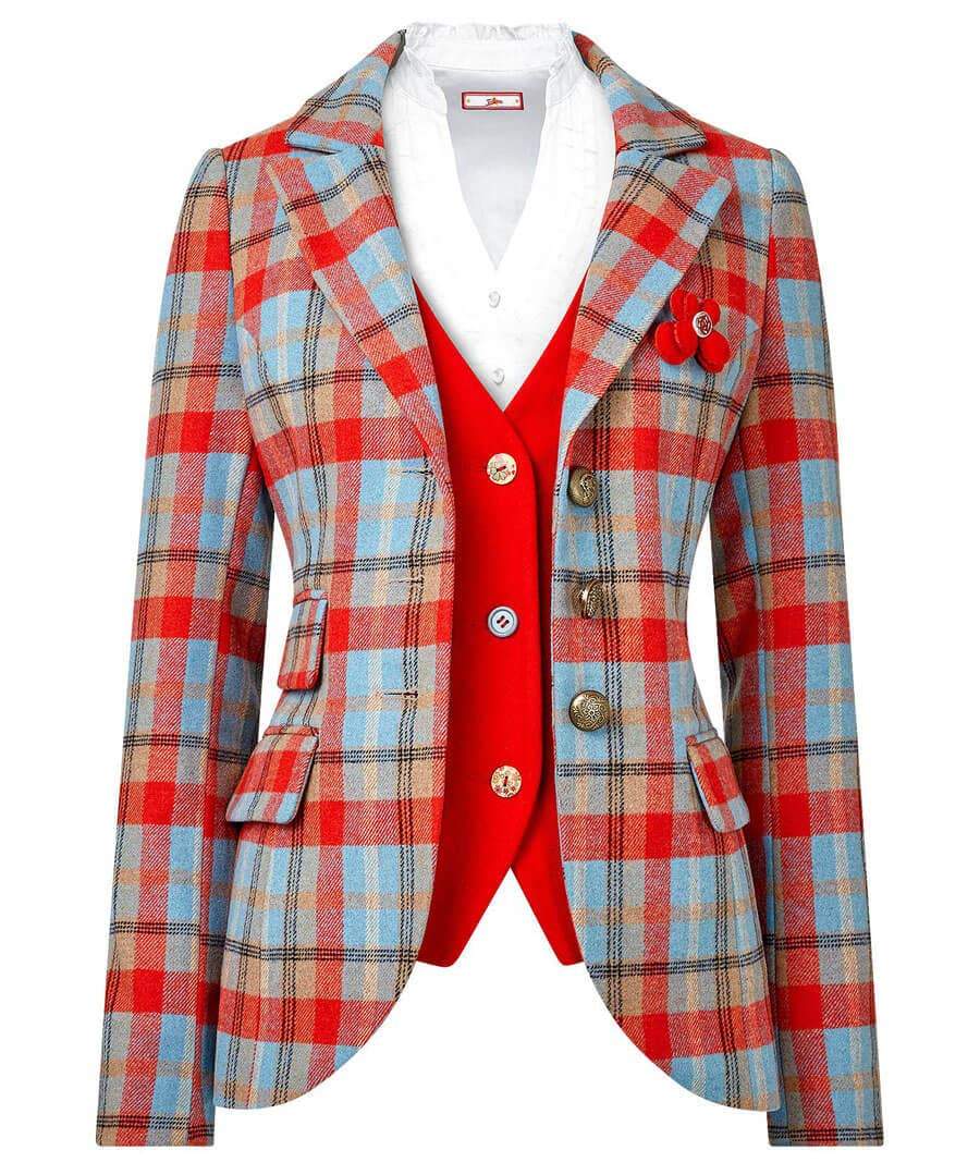 Funky Check Jacket - Rockamilly-Dresses-Vintage