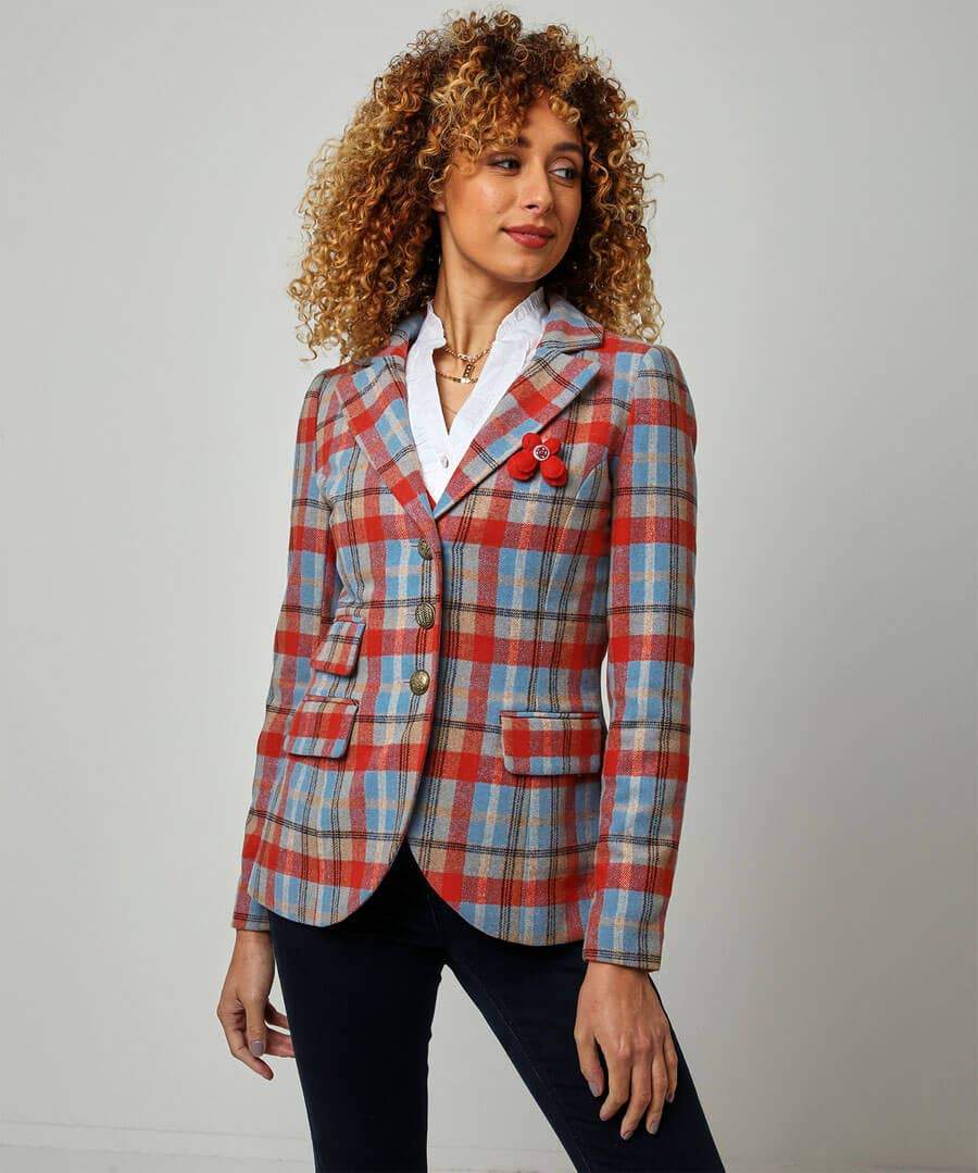 Funky Check Jacket - Rockamilly-Dresses-Vintage