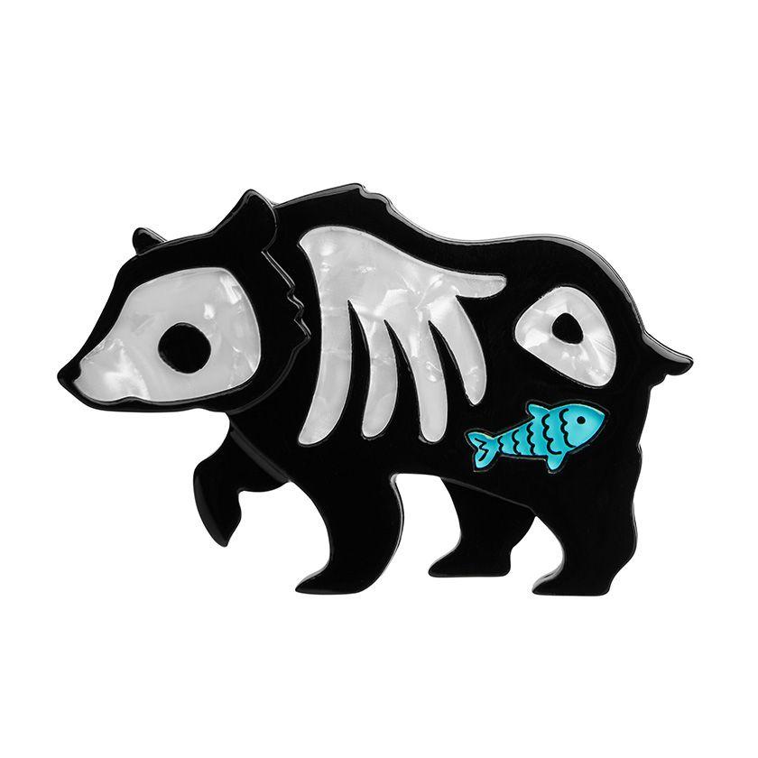 Grizzly Gruesome Brooch - Rockamilly-Jewellery-Vintage