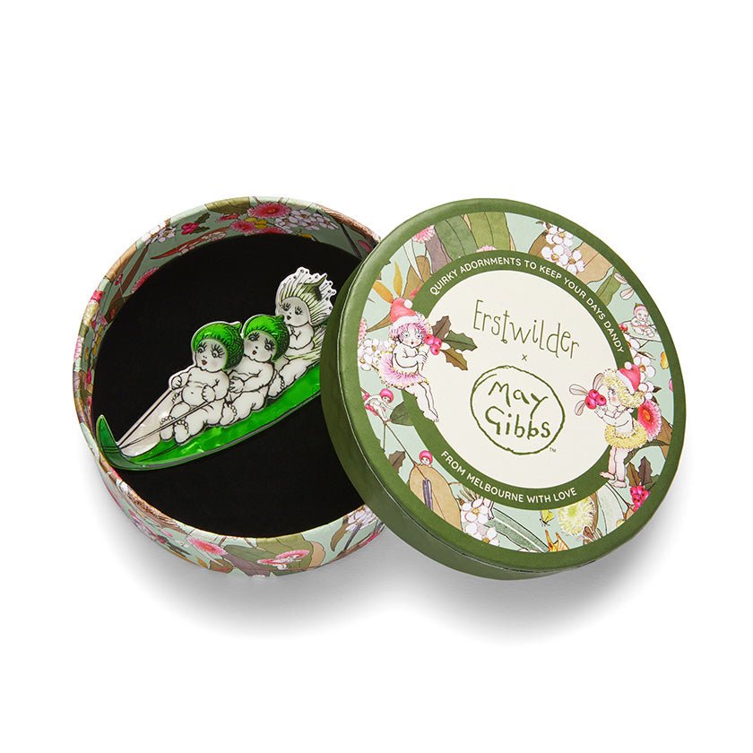 Gumnut Toboggan Brooch - Rockamilly-Jewellery-Vintage