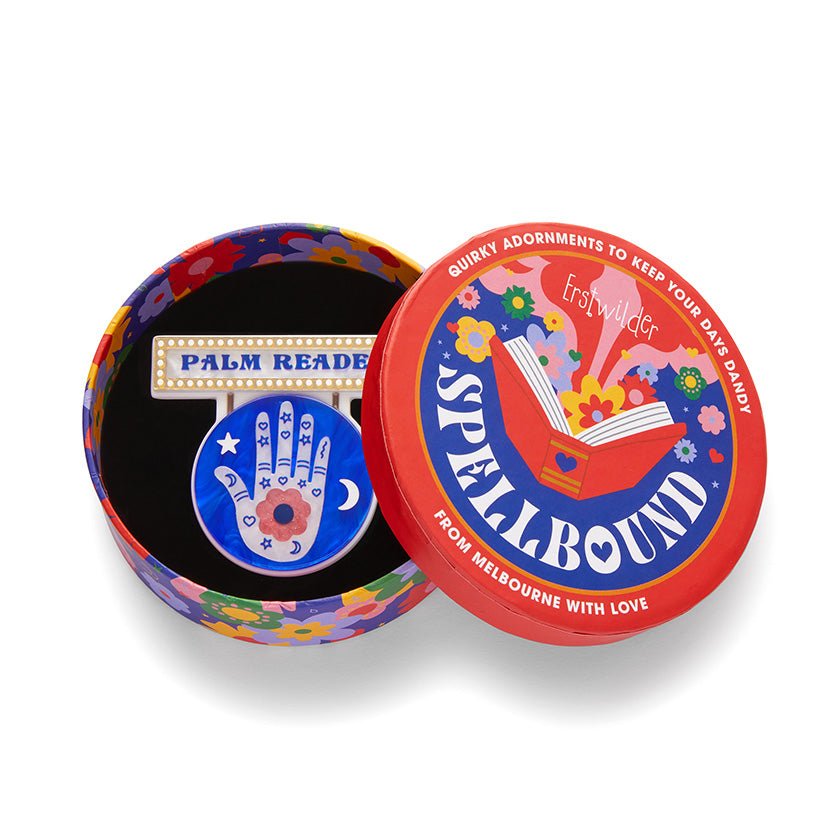 Hands-On Clairvoyance Brooch - Rockamilly-Jewellery-Vintage